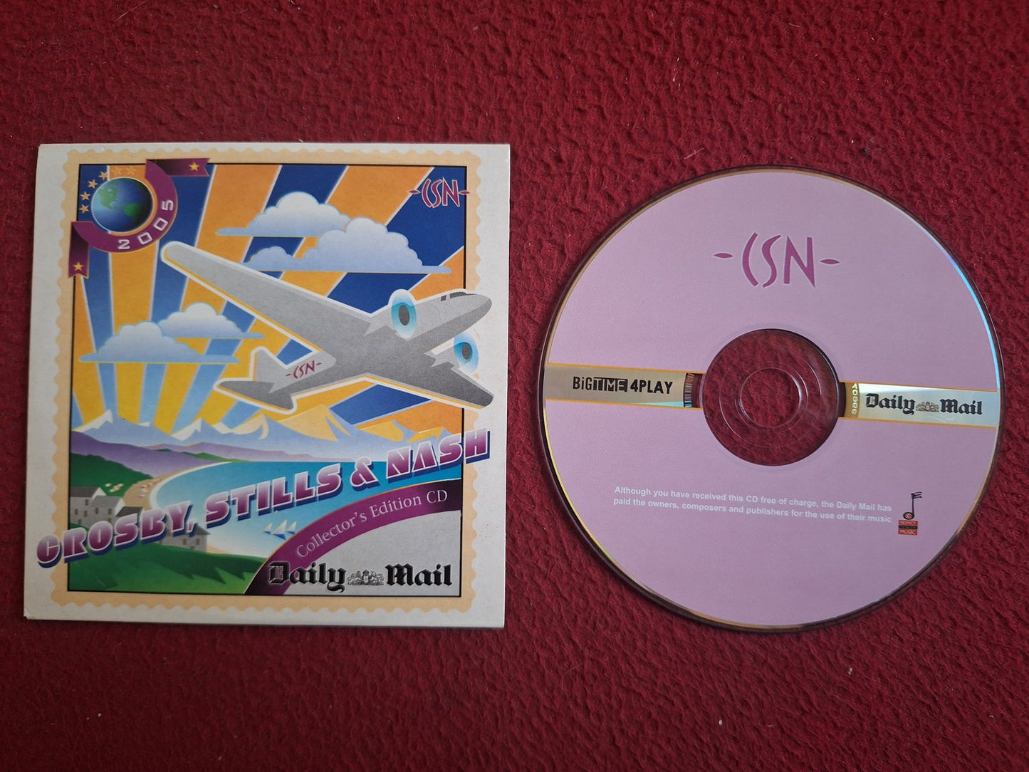 CROSBY STILLS & NASH [ DAILY MAIL COLLECTORS EDITION ] CD