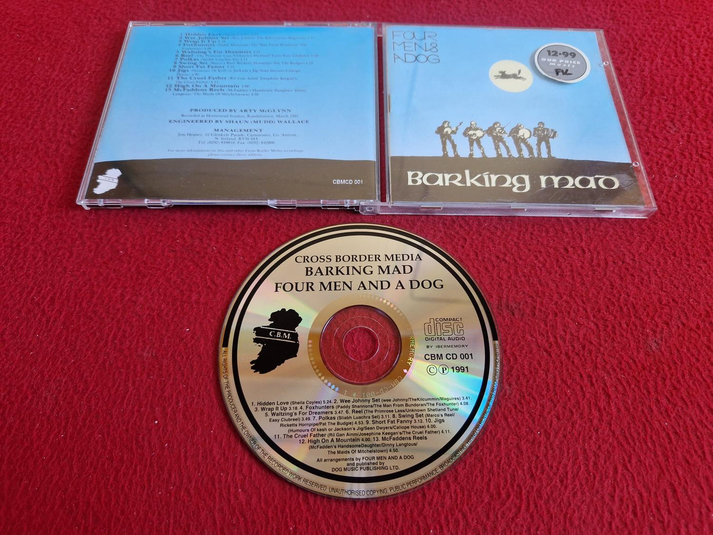 CROSS BORDER MEDIA BARKING MAD FOUR MEN AND A DOG CD
