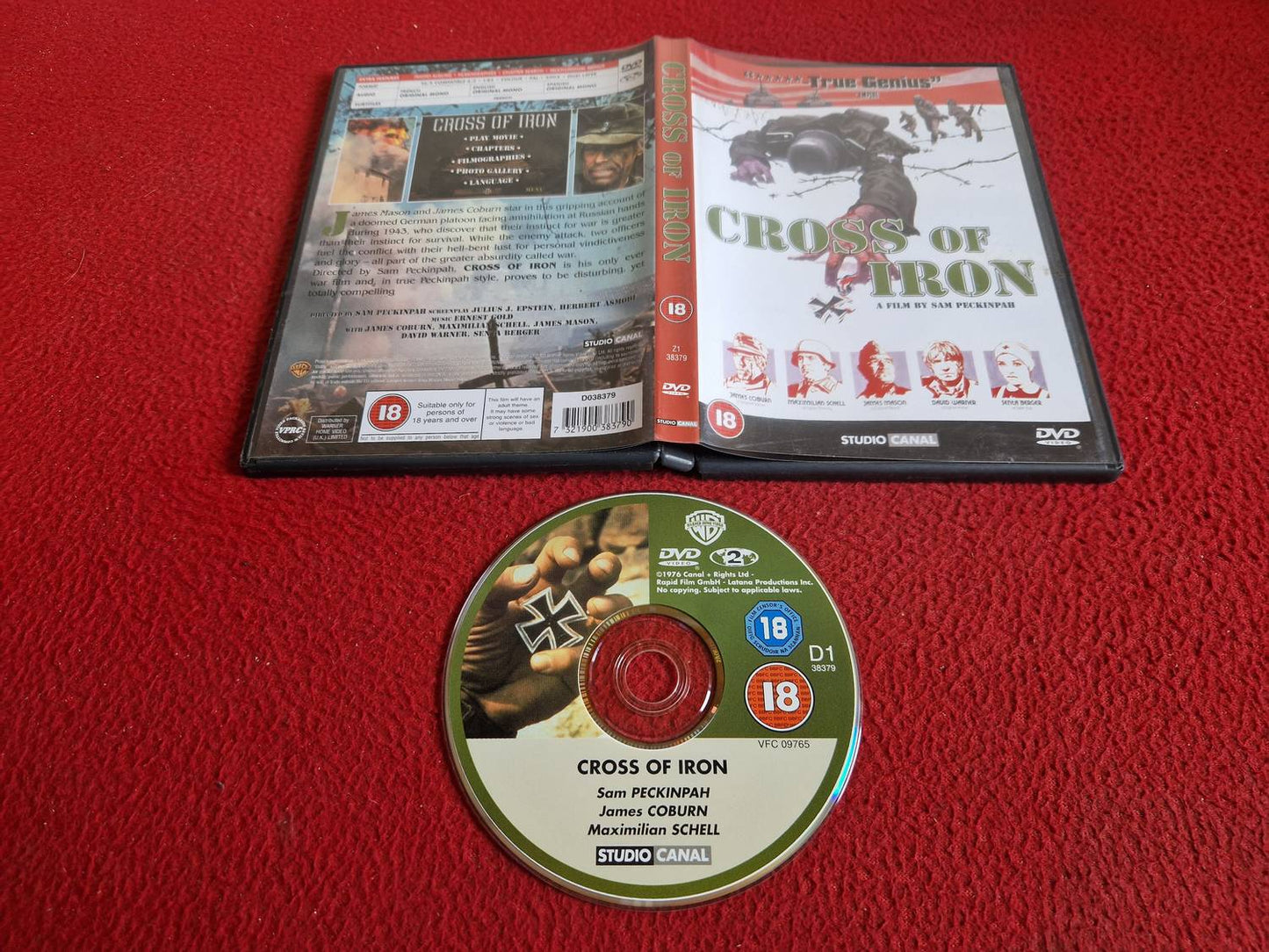CROSS OF IRON DVD