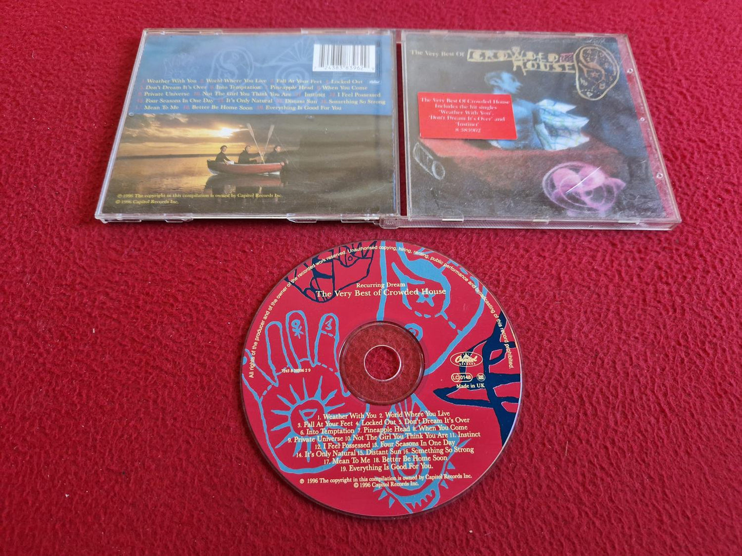 CROWDED HOUSE RECURRING DREAM THE VERY BEST OF CROWDED HOUSE CD