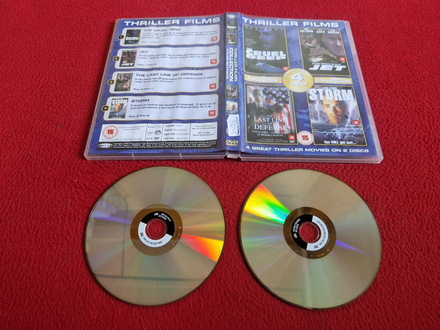 CRUEL DEEP / JET / THE LAST LINE OF DEFENSE / STORM DVD