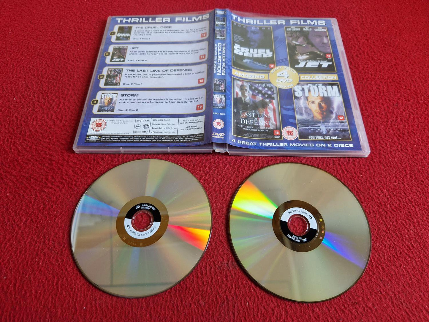 CRUEL DEEP / JET / THE LAST LINE OF DEFENSE / STORM DVD