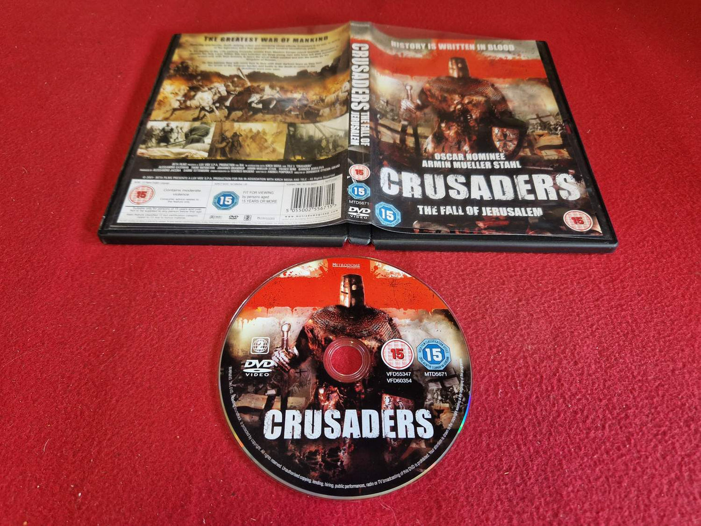 CRUSADERS THE FALL OF JERUSALEM till DVD