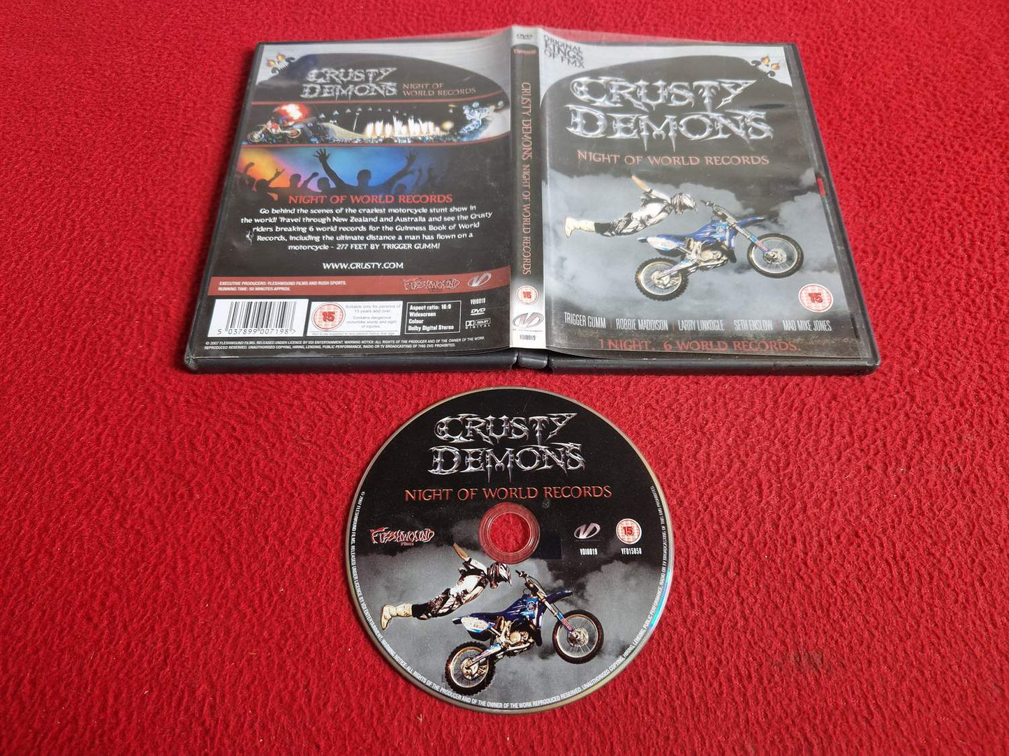 CRUSTY DEMONS NIGHT OF WORLD RECORDS [ MOTORCYCLE STUNTS ] DVD
