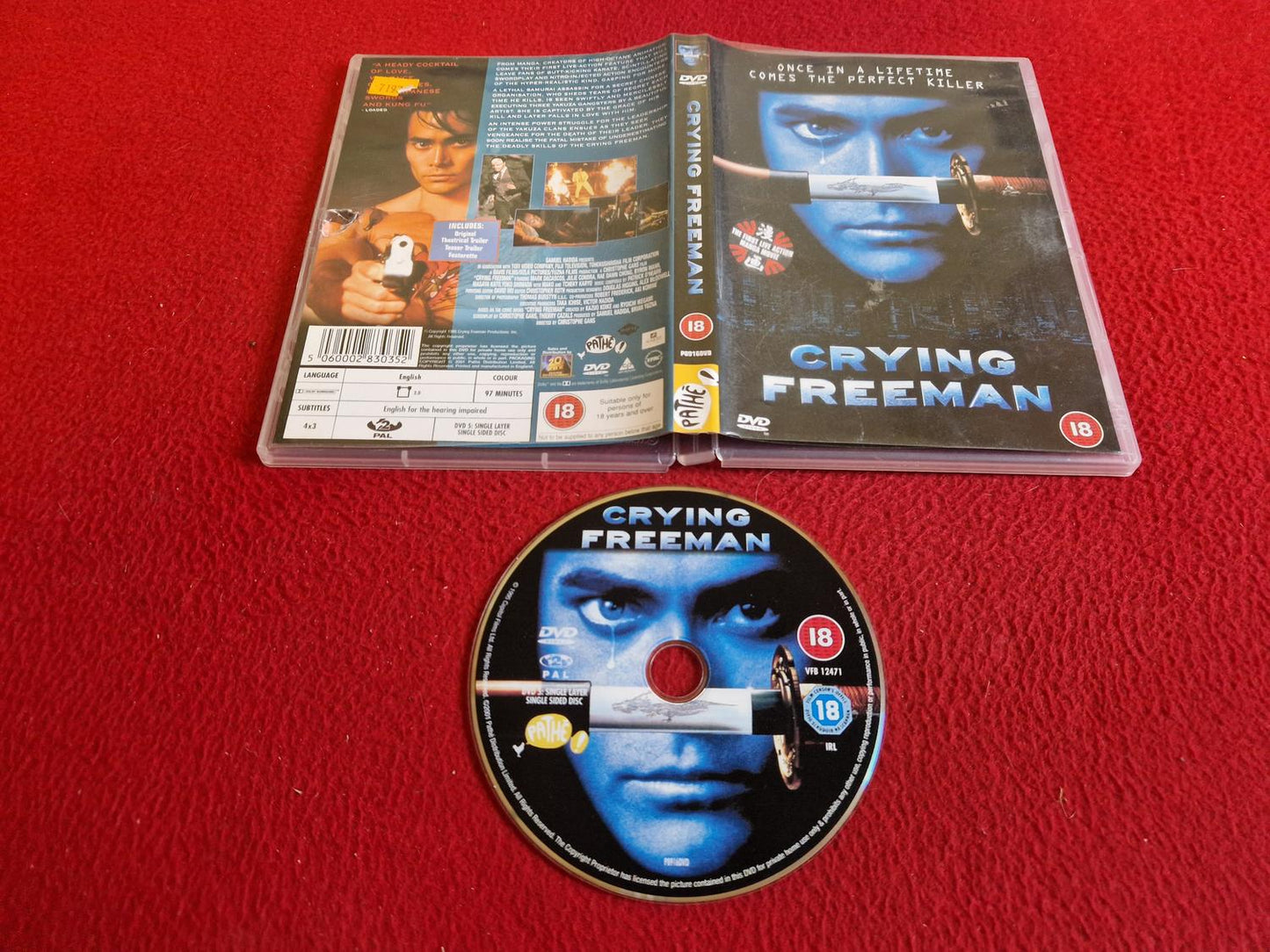 CRYING FREEMAN DVD