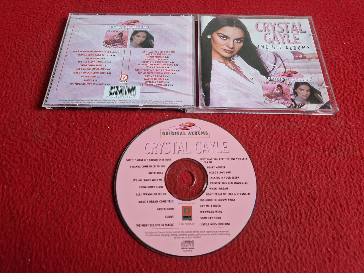 CRYSTAL GAYLE THE HIT ALBUMS CD