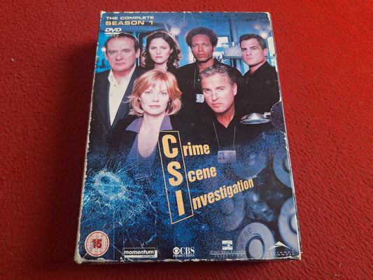 CSI CRIME SCENE INVESTIGATION SEASON 1 [ ENGELSK TEXT ] BOX DVD