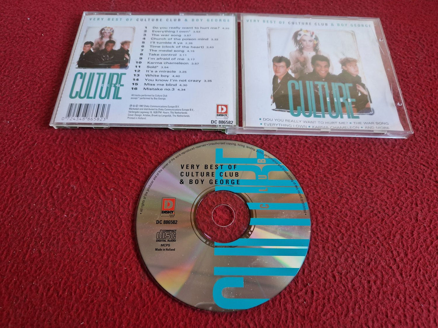 CULTURE CLUB & BOY GEORGE VERY BEST OF CD