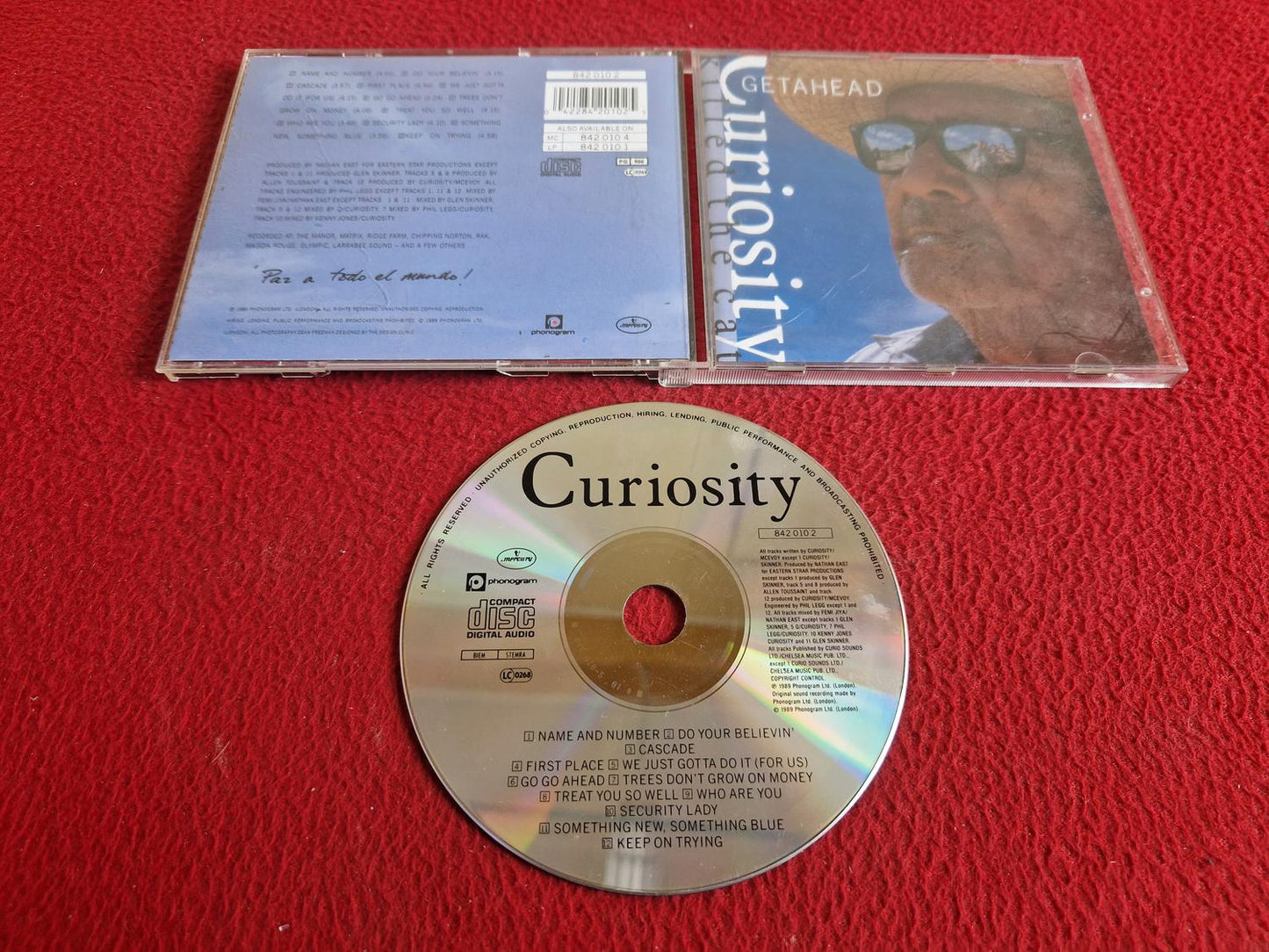 CURIOSITY KILLED THE CAT GETAHEAD CD