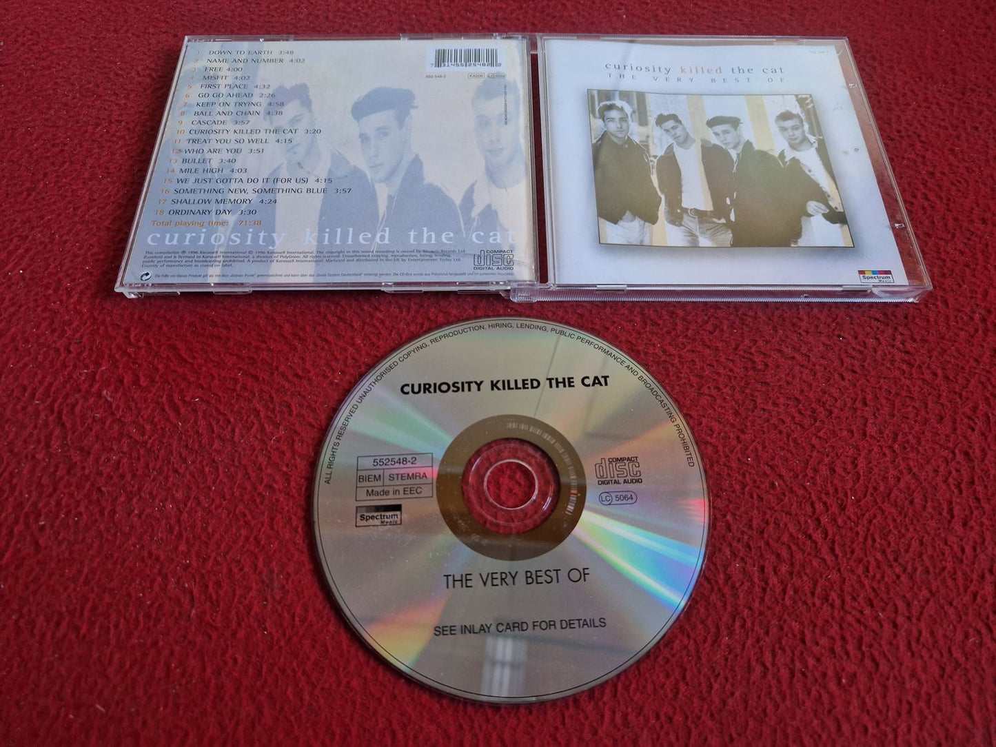 CURIOSITY KILLED THE CAT THE VERY BEST OF CD