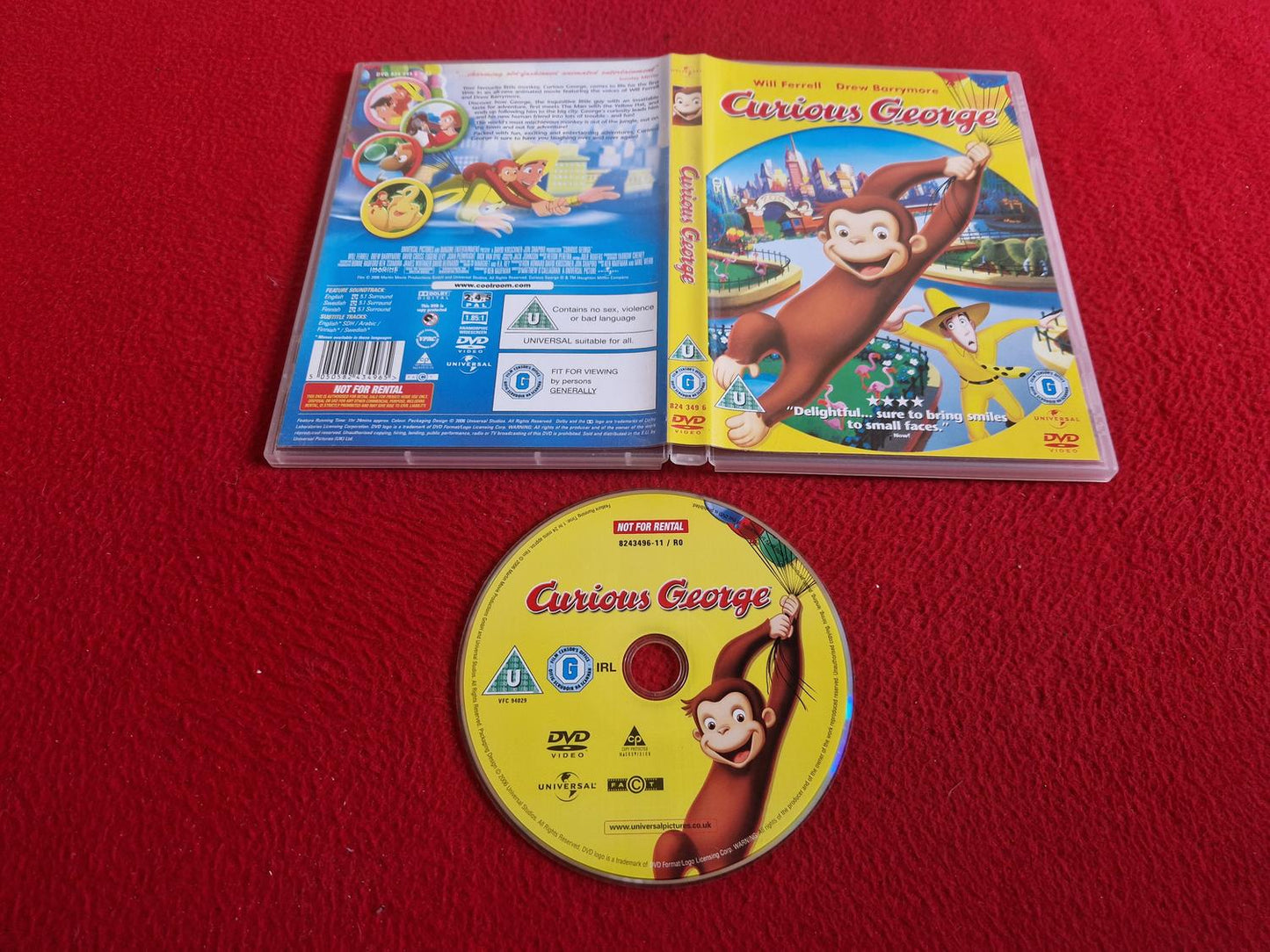 CURIOUS GEORGE DVD