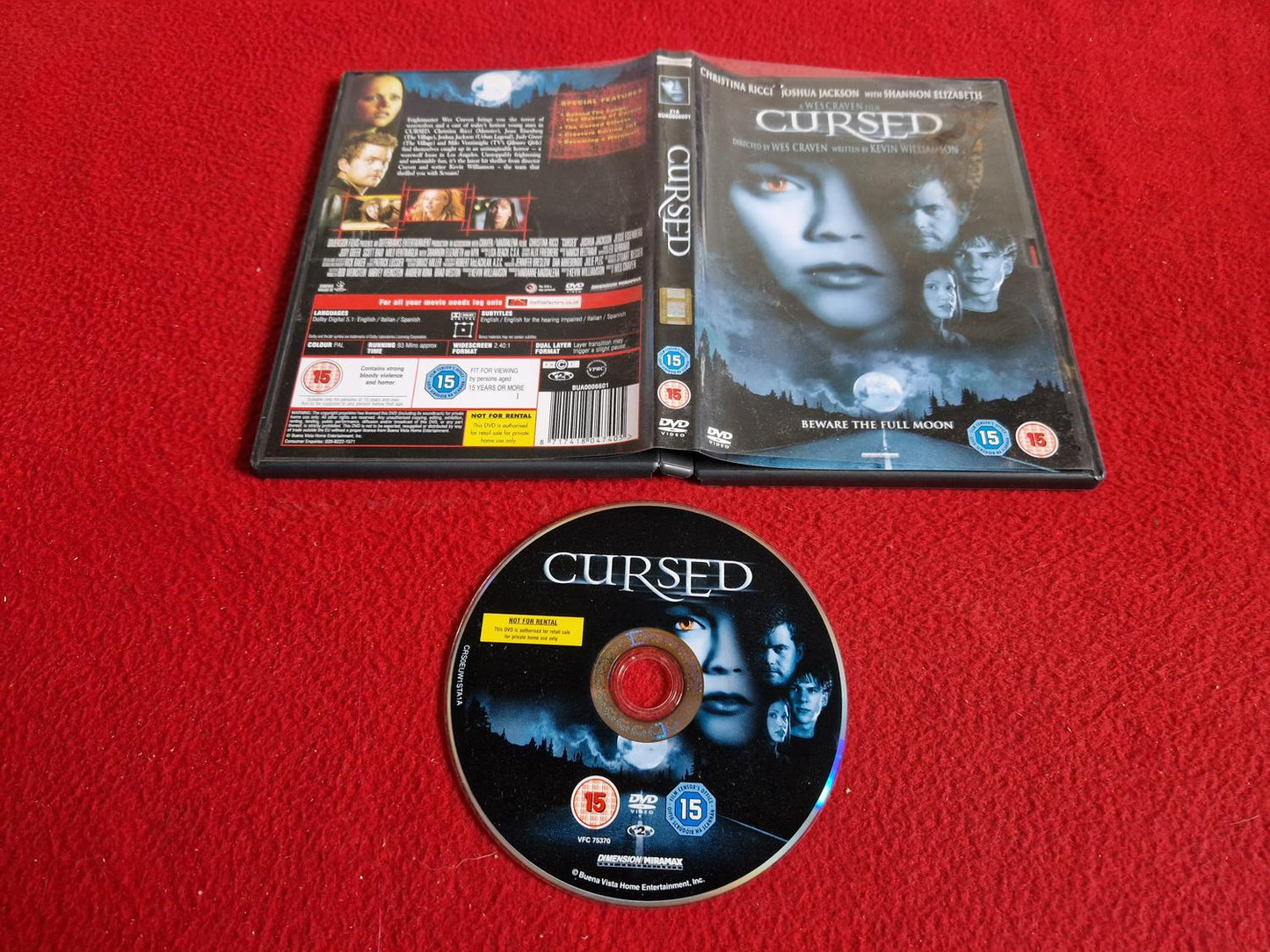 CURSED DVD