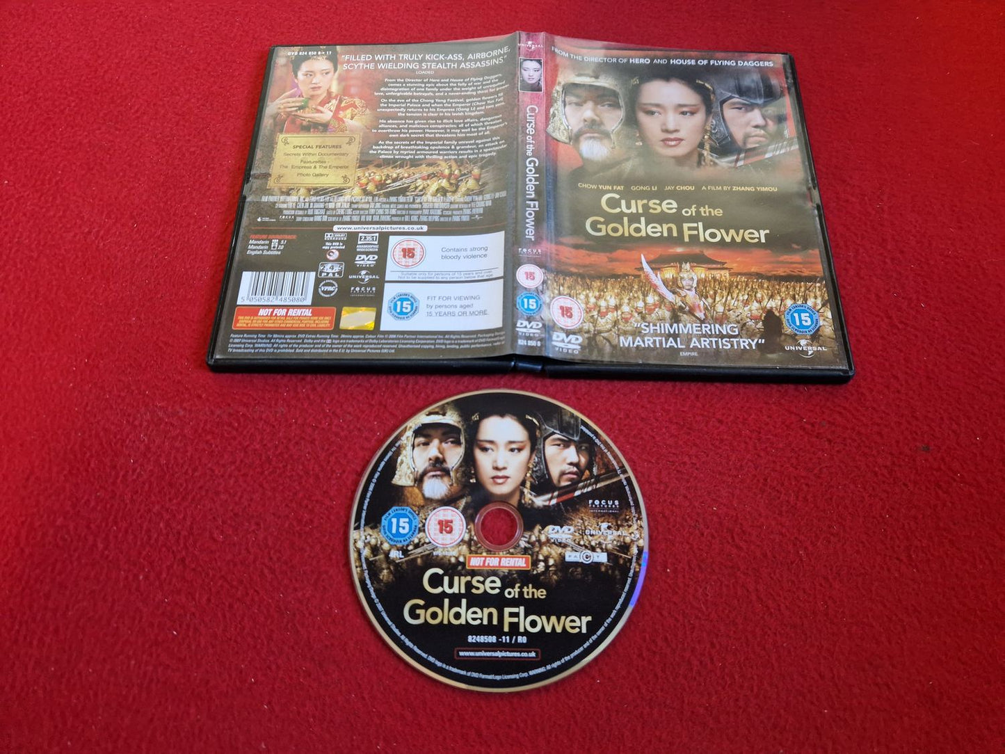 CURSE OF THE GOLDEN FLOWER DVD