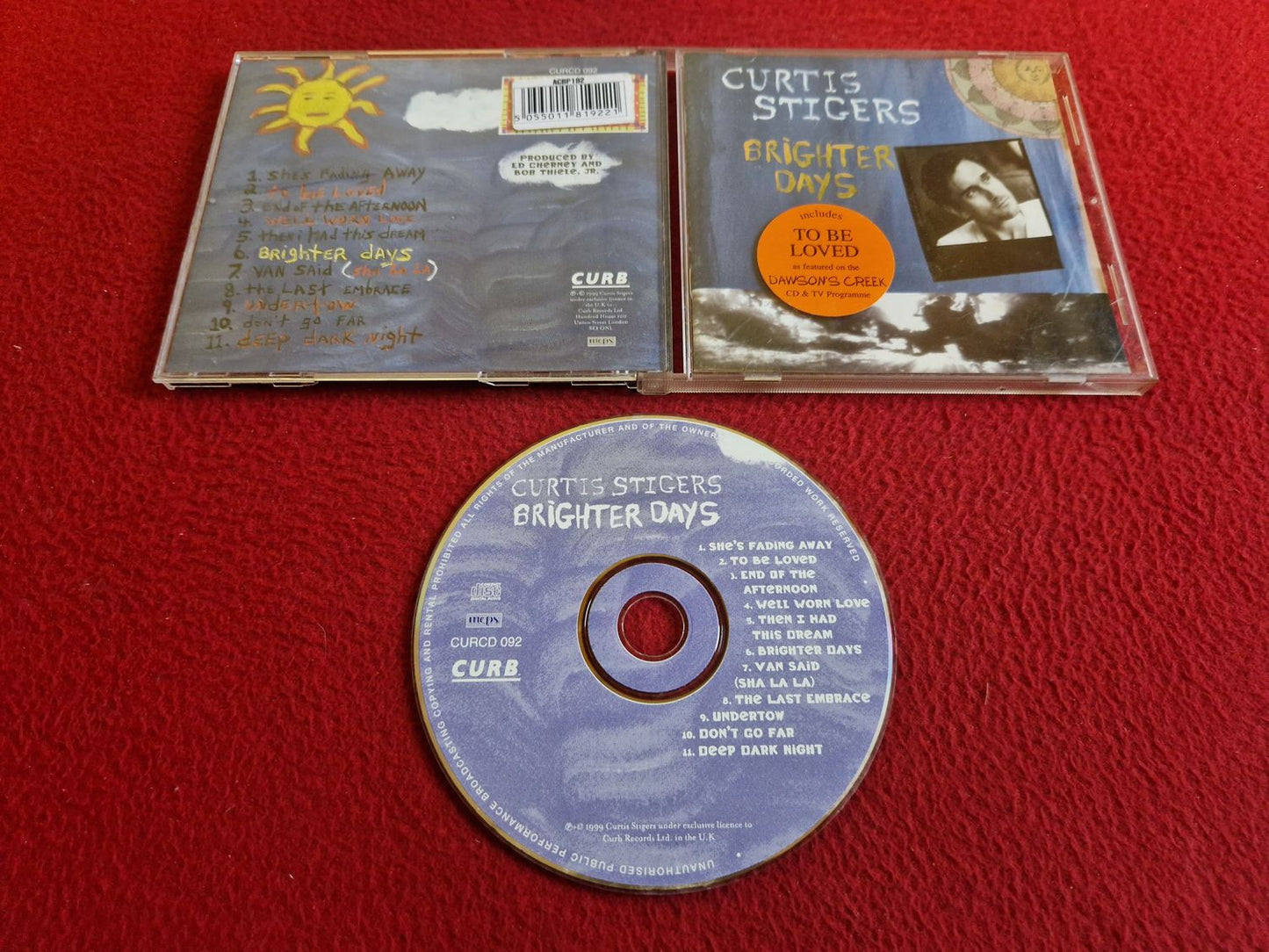 CURTIS STIGERS BRIGHTER DAYS CD