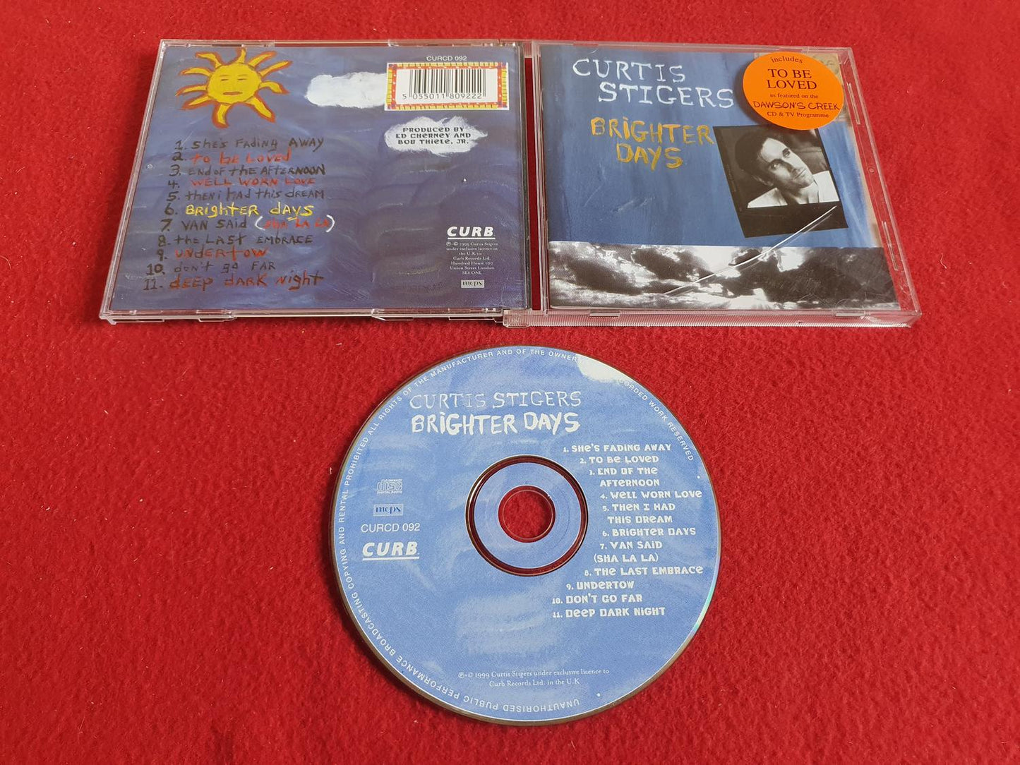 CURTIS STIGERS BRIGHTER DAYS till CD