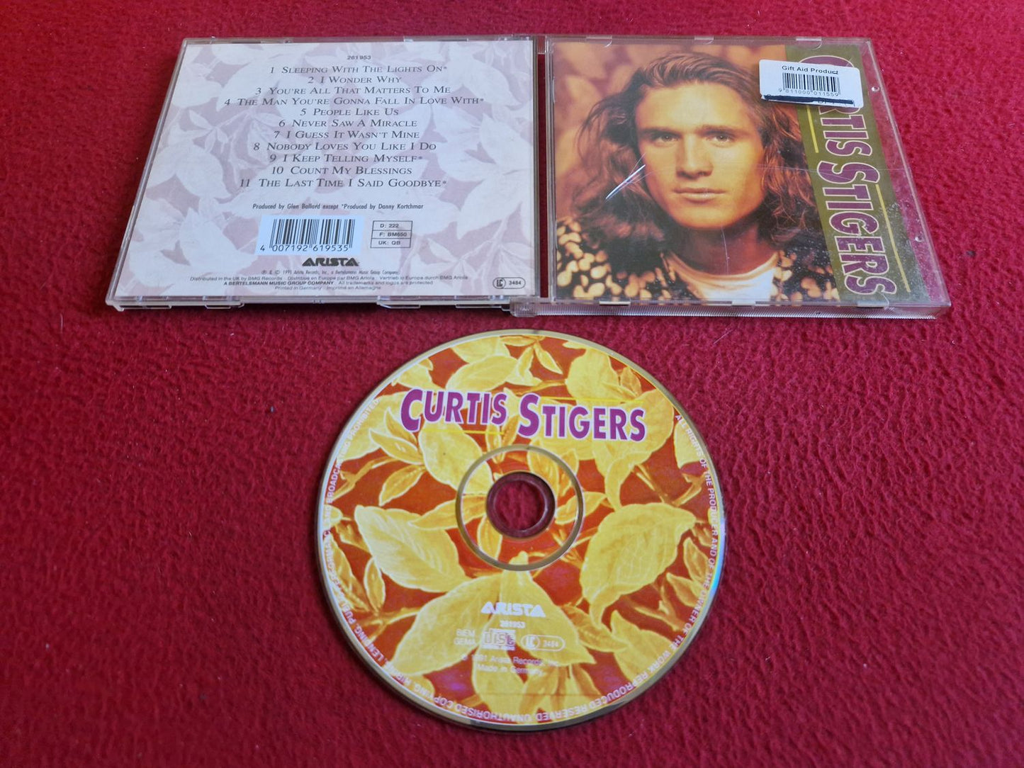 CURTIS STIGERS - CURTIS STIGERS CD