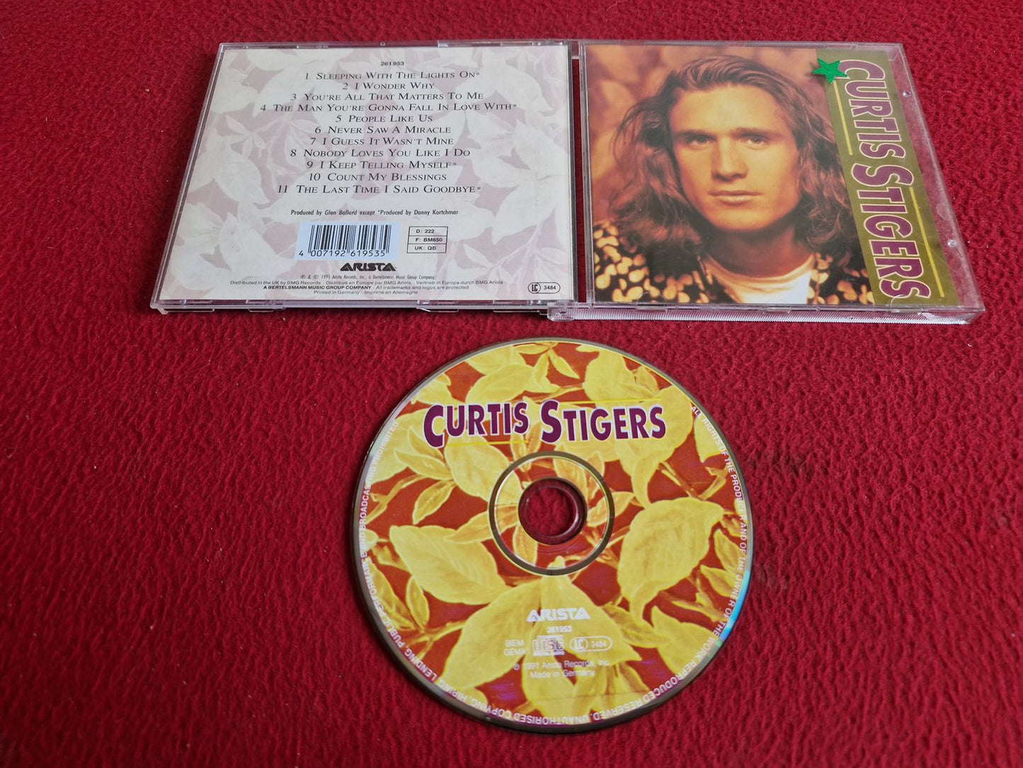 CURTIS STIGERS - CURTIS STIGERS CD