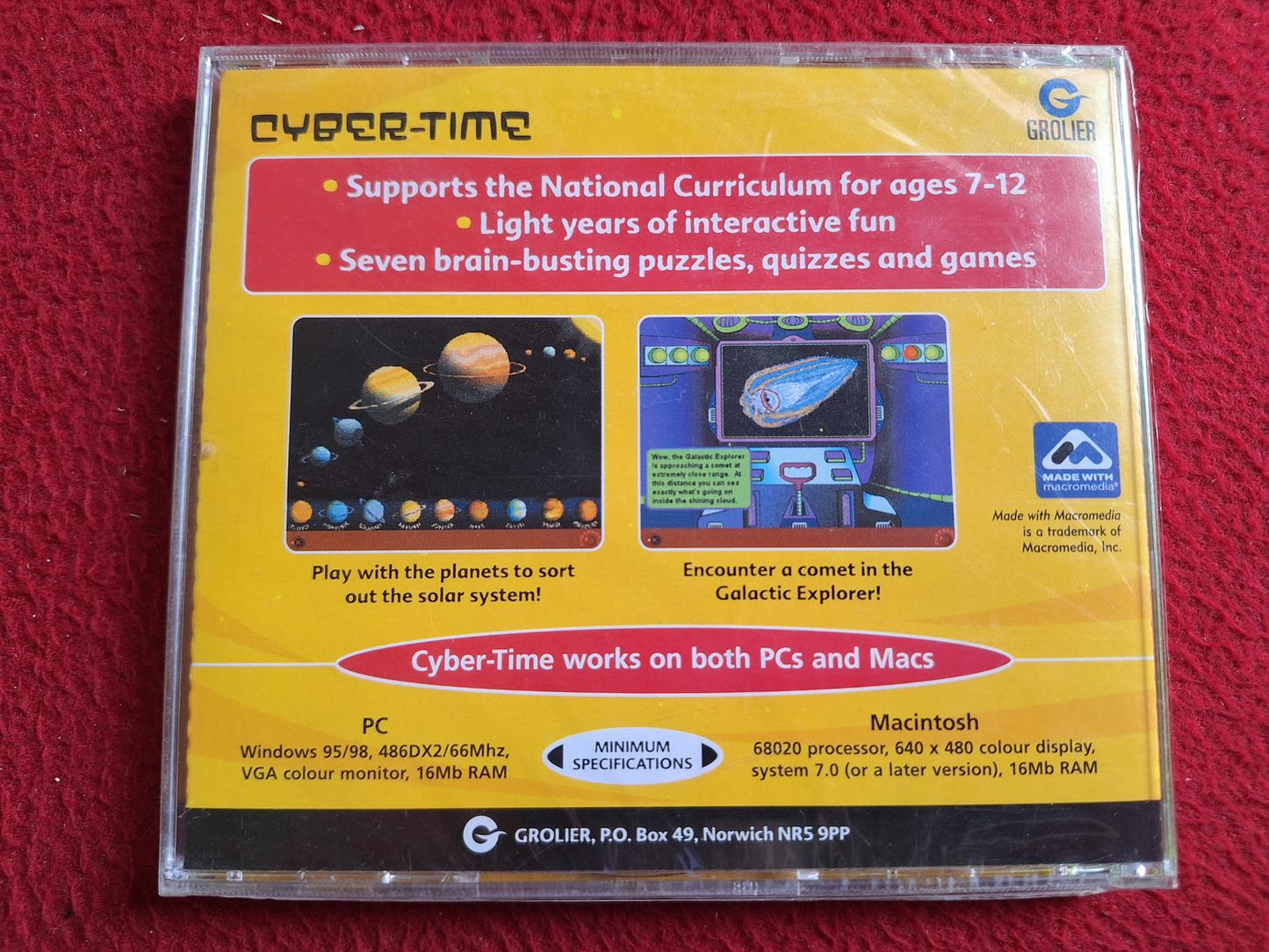 CYBER-TIME SPACE ACE - PUZZLES QUIZZES & GAMES [ OÖPPNAD ] till PC
