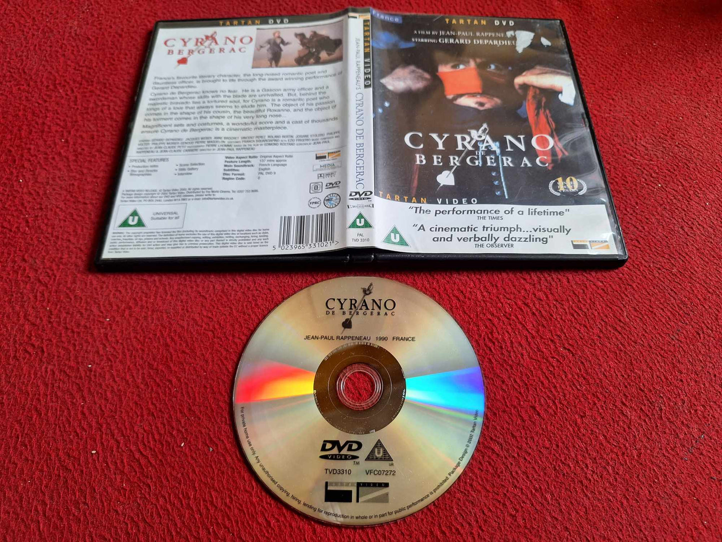 CYRANO DE BERGERAC DVD