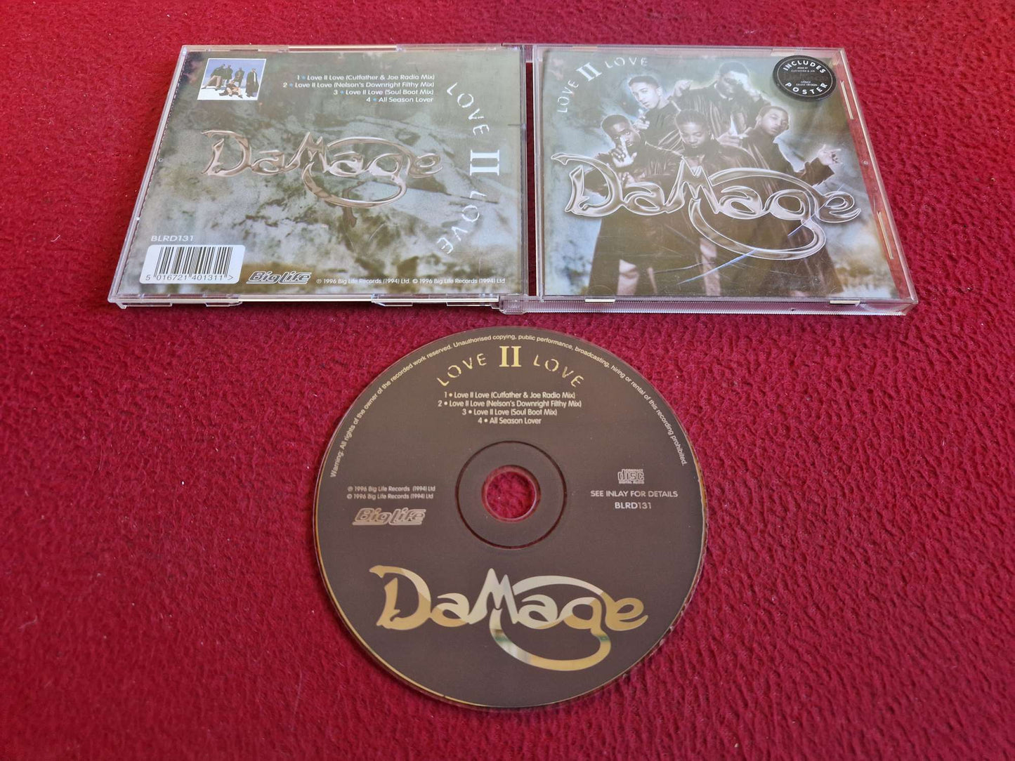 DAMAGE LOVE II LOVE CD
