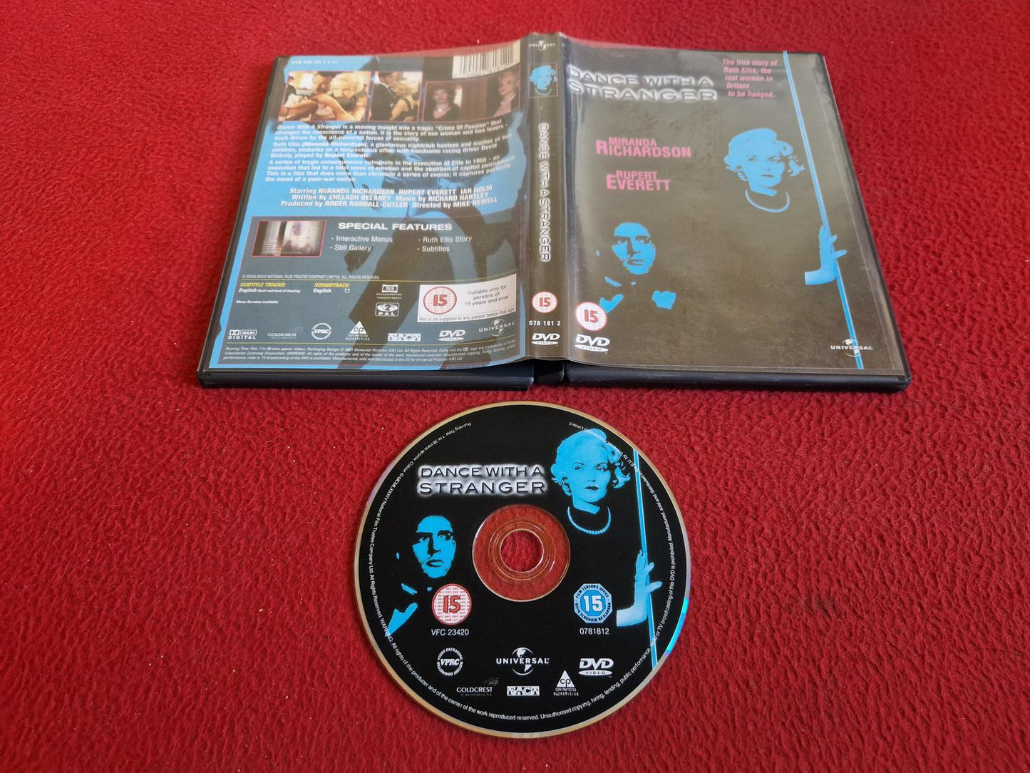 DANCE WITH A STRANGER DVD