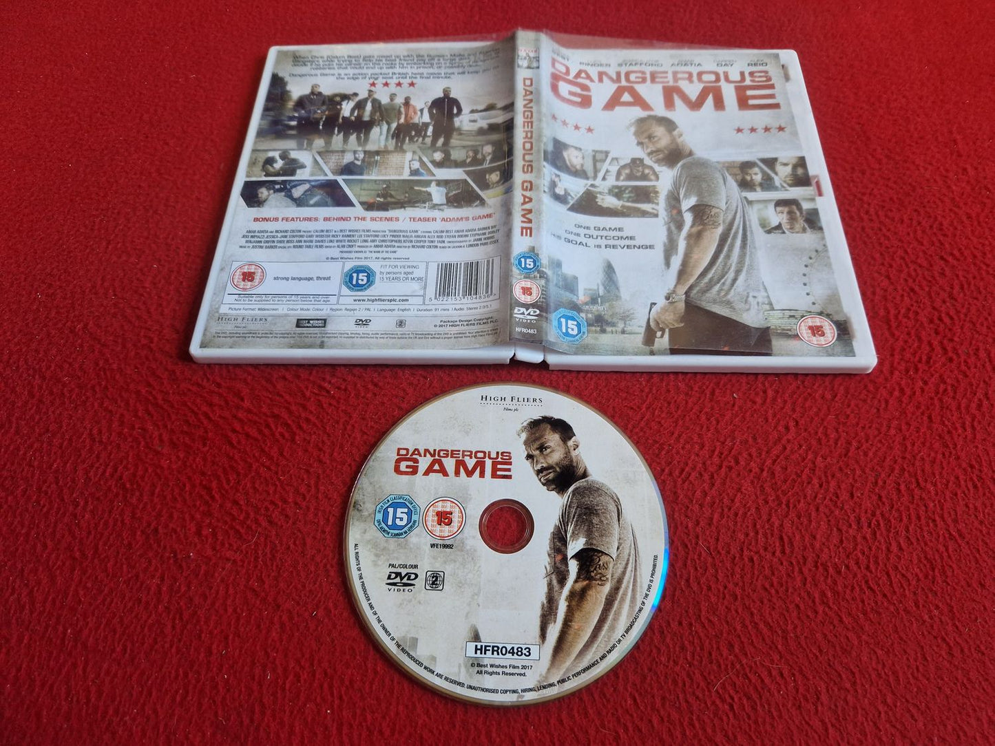 DANGEROUS GAME DVD