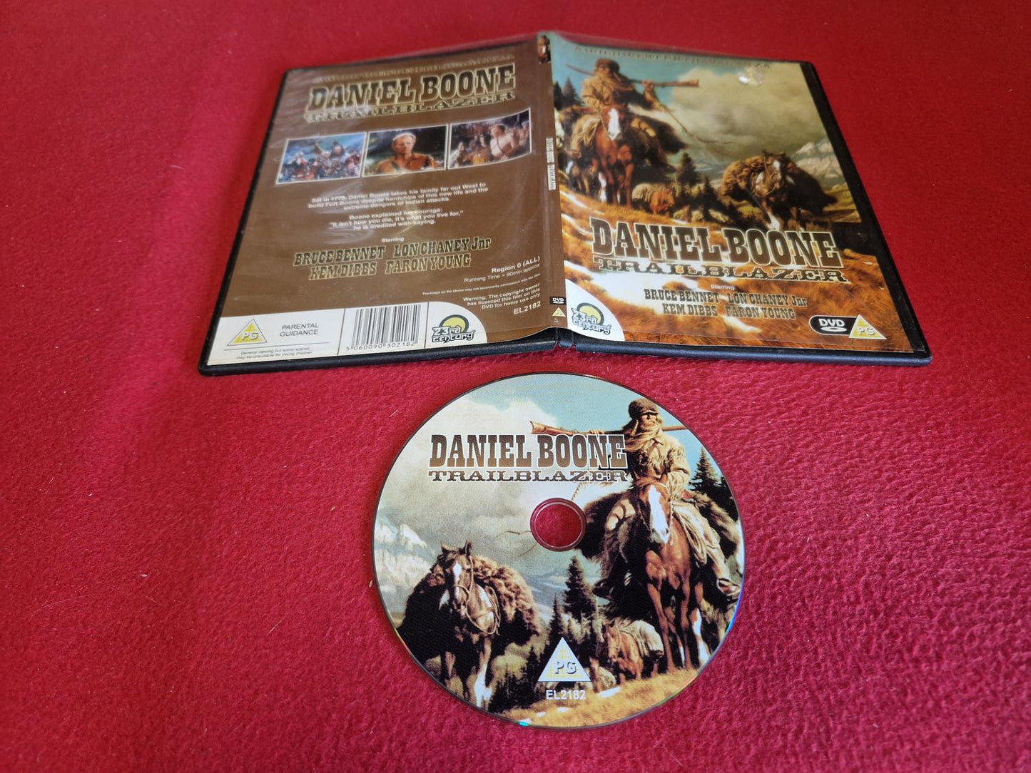 DANIEL BOONE TRAILBLAZER till DVD