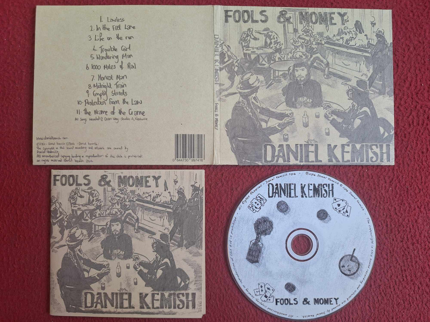 DANIEL KEMISH FOOLS & MONEY CD