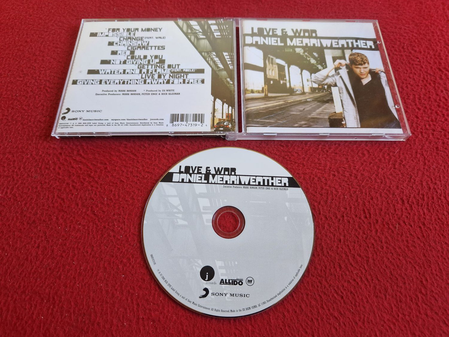 DANIEL MERRIWEATHER LOVE WAR CD