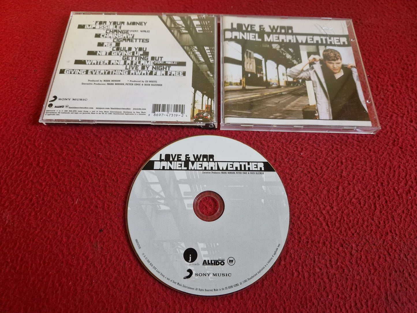 DANIEL MERRIWEATHER LOVE & WAR CD