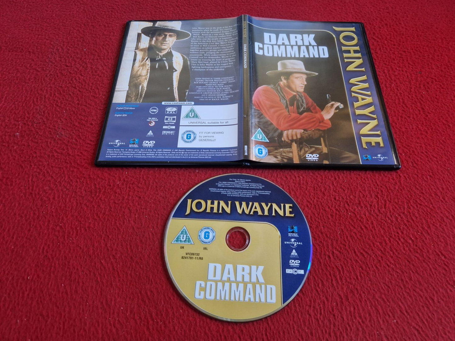 DARK COMMAND [ JOHN WAYNE ] DVD