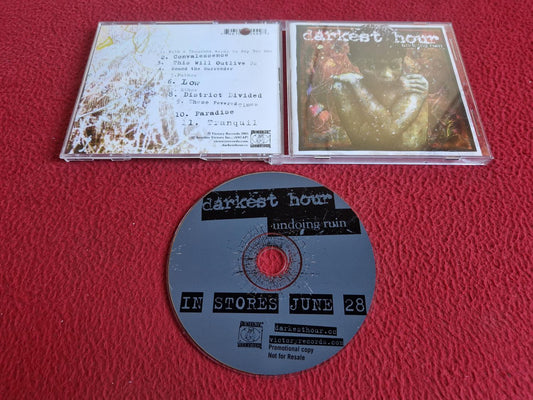 DARKEST HOUR UNDOING RUIN PROMO CD