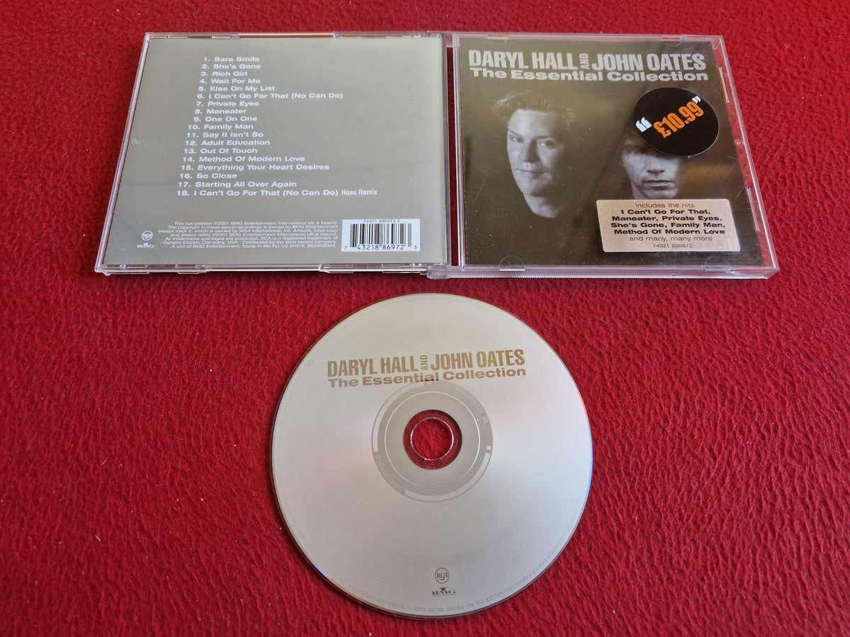 DARYL HALL AND JOHN OATES THE ESSENTIAL COLLECTION CD
