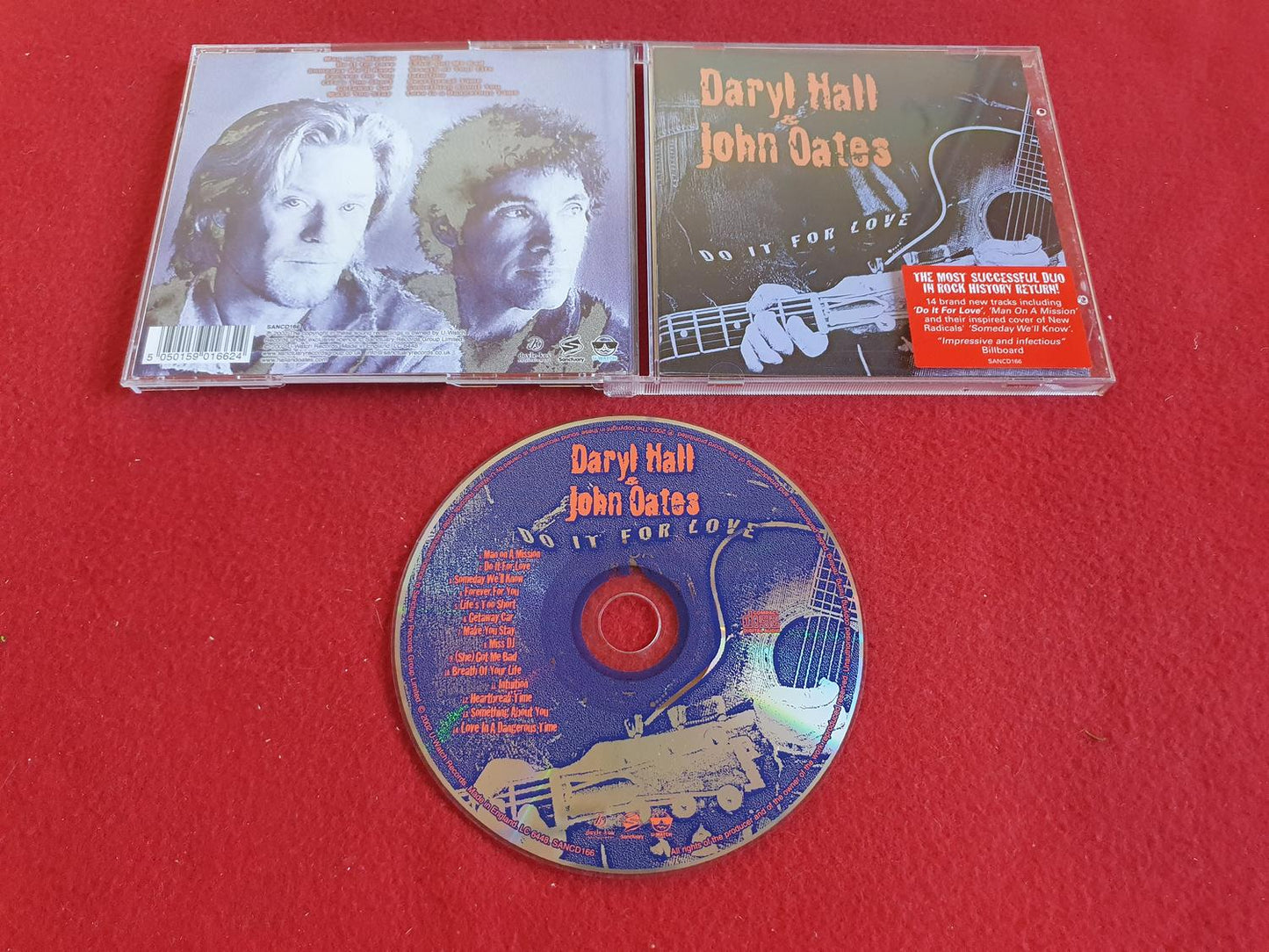 DARYL HALL & JOHN OATES DO IT FOR LOVE till CD