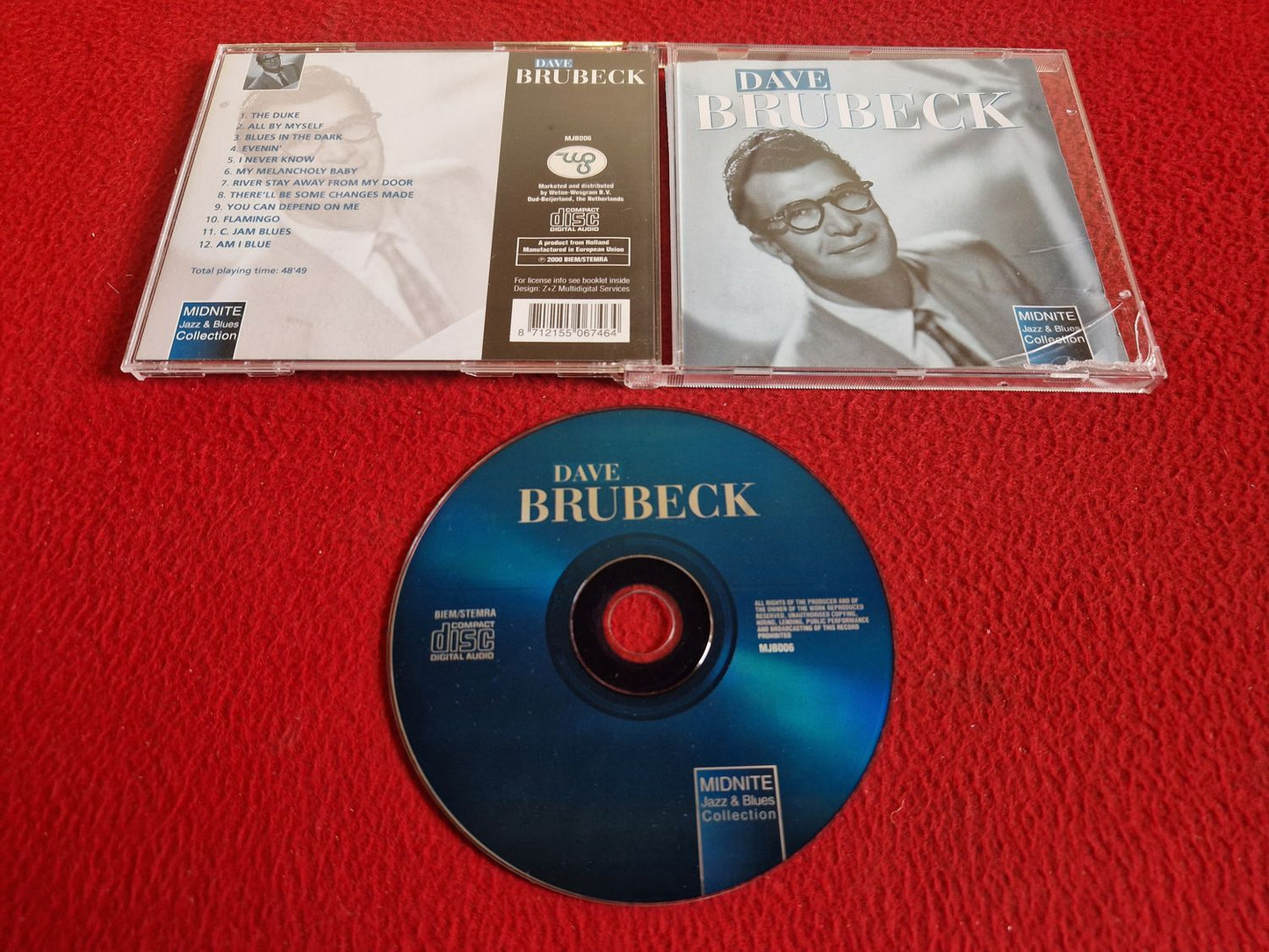 DAVE BRUBECK [ MIDNITE JAZZ & BLUES COLLECTION ] CD
