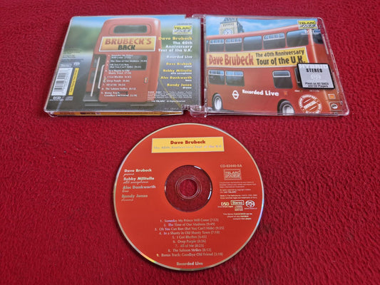 DAVE BRUBECK THE 40TH ANNIVERSARY TOUR OF THE U.K. CD