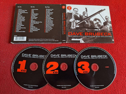 DAVE BRUBECK THE ABSOLUTELY ESSENTIAL 3 CD COLLECTION BOX