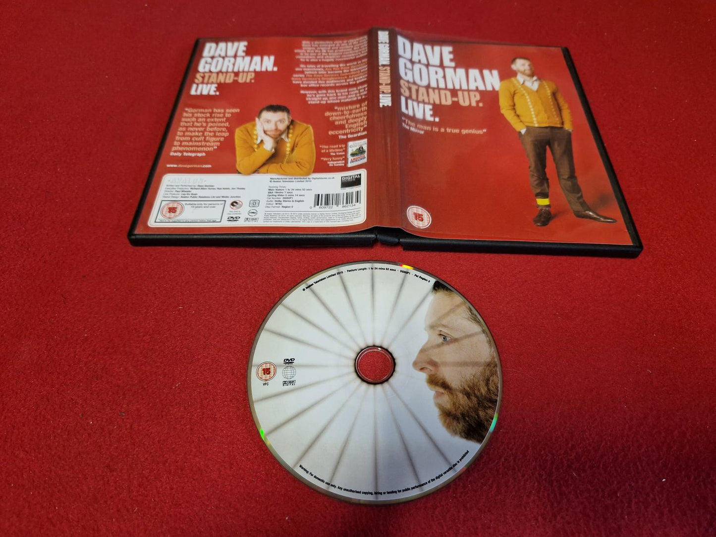 DAVE GORMAN STAND-UP LIVE till DVD