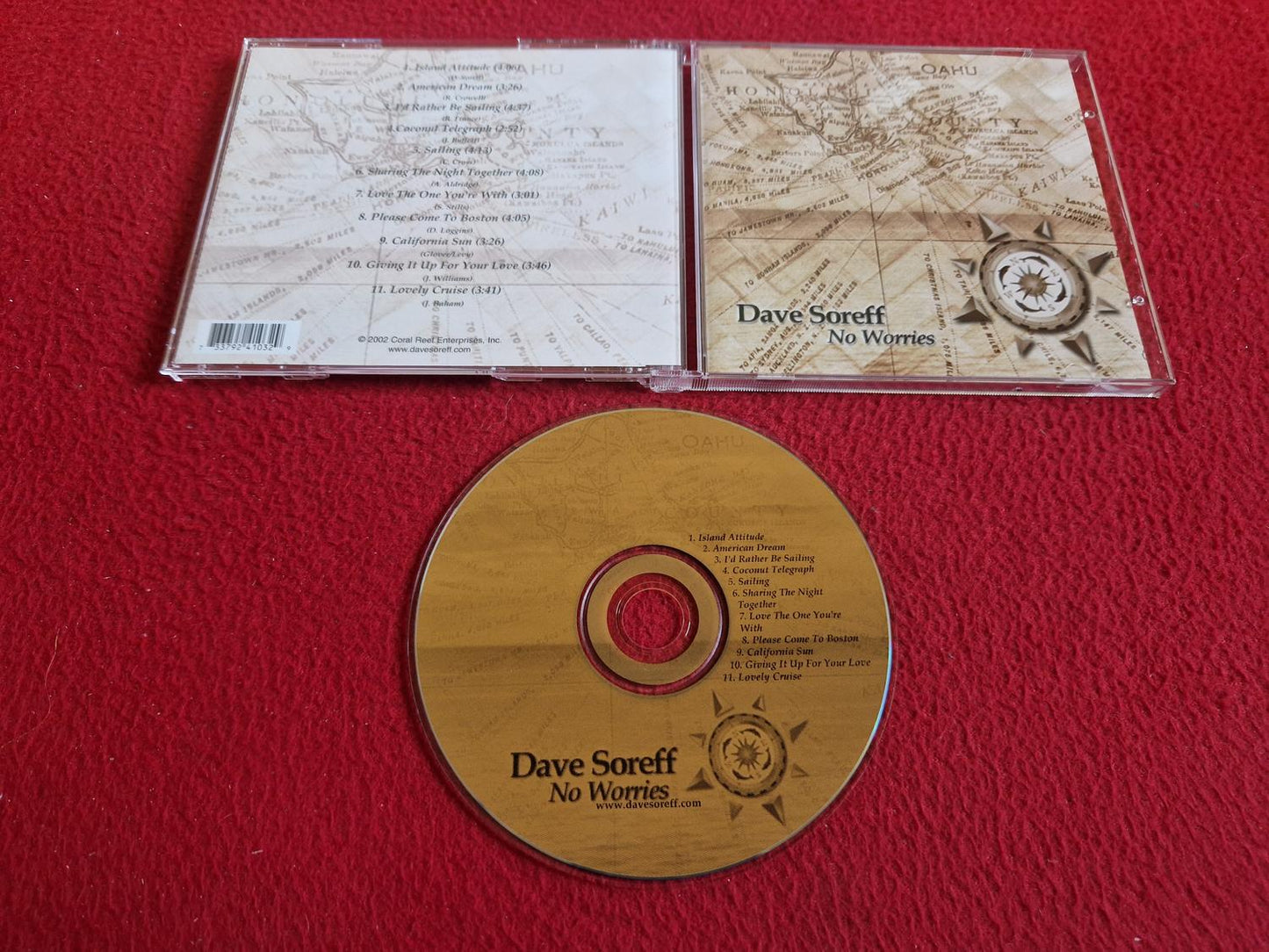 DAVE SOREFF NO WORRIES CD