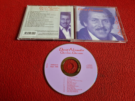 DAVID ALEXANDER ONE LOVE, ONE MAN CD