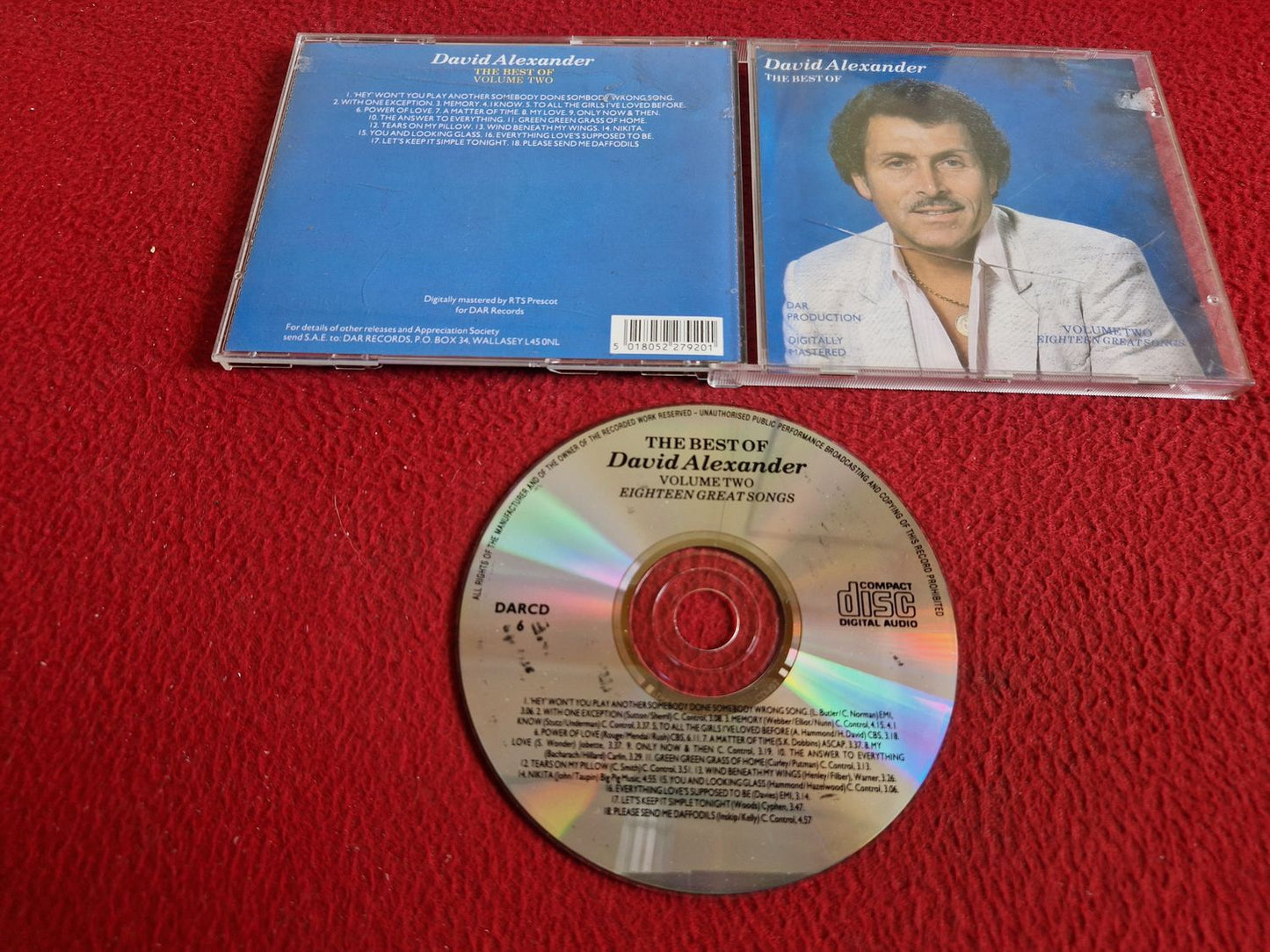 DAVID ALEXANDER THE BEST OF VOLUME TWO CD