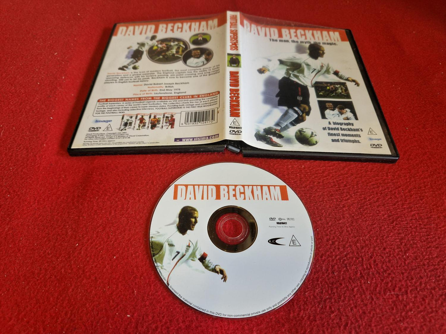 DAVID BECKHAM [ FOOTBALL SUPERSTARS ] till DVD
