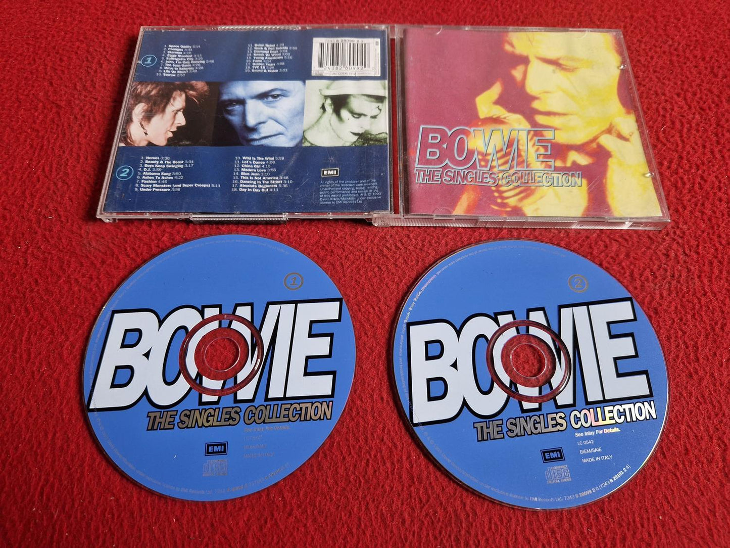 DAVID BOWIE THE SINGLES COLLECTION CD