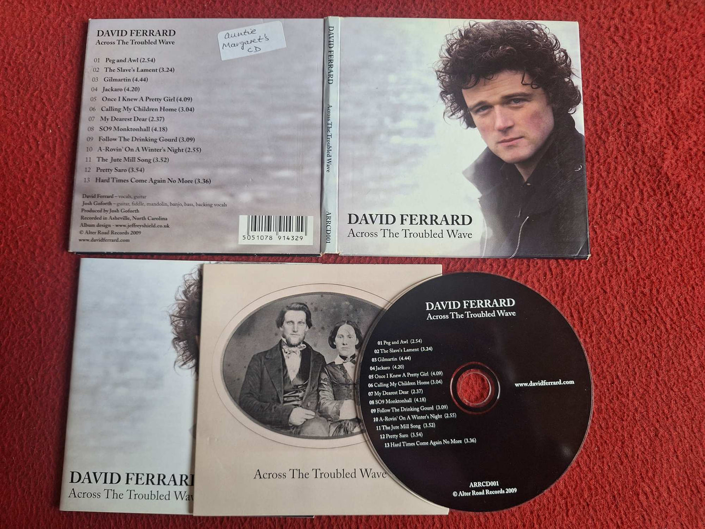 DAVID FERRARD ACROSS THE TROUBLED WAVE CD