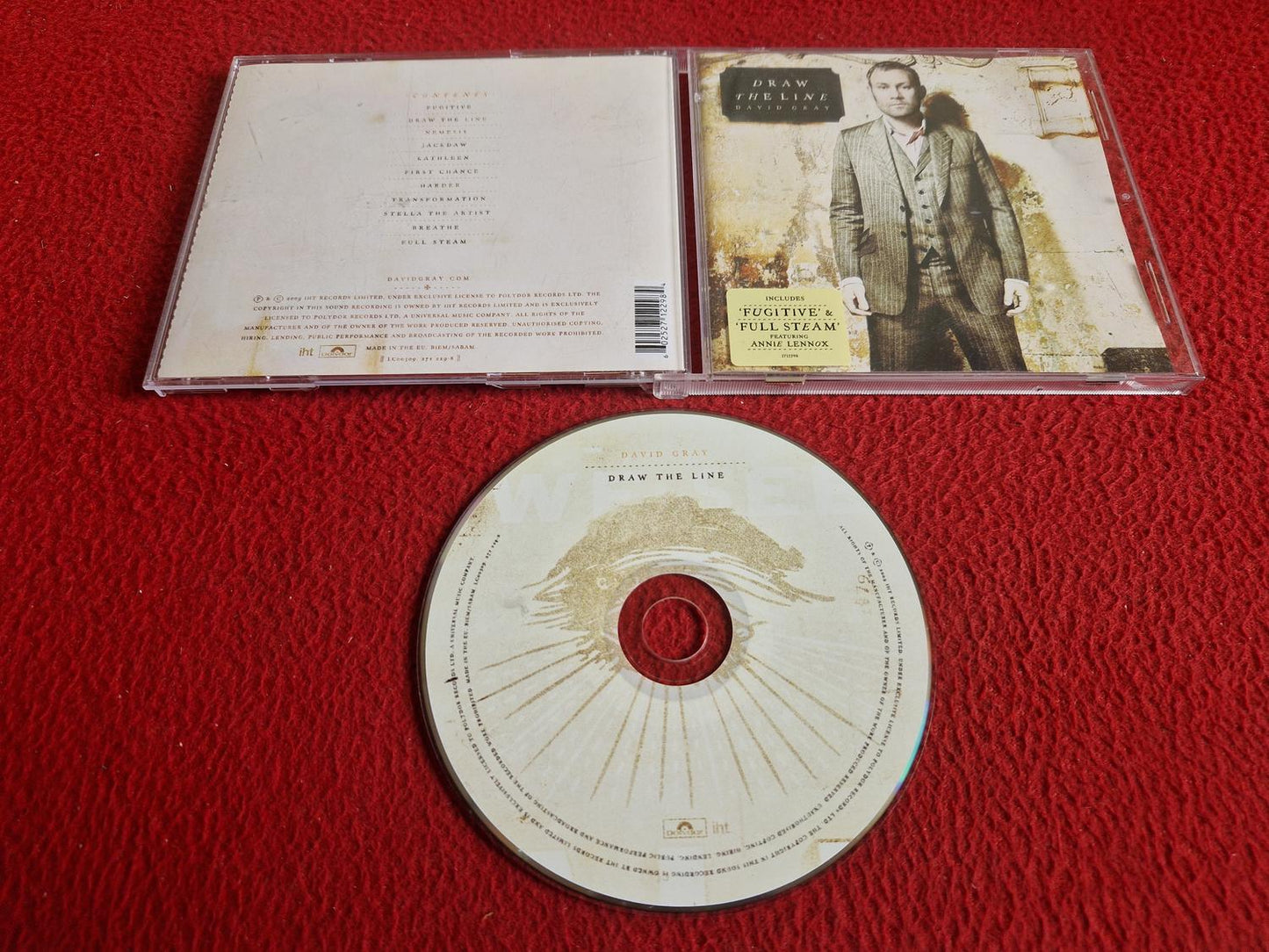 DAVID GRAY DRAW THE LINE CD