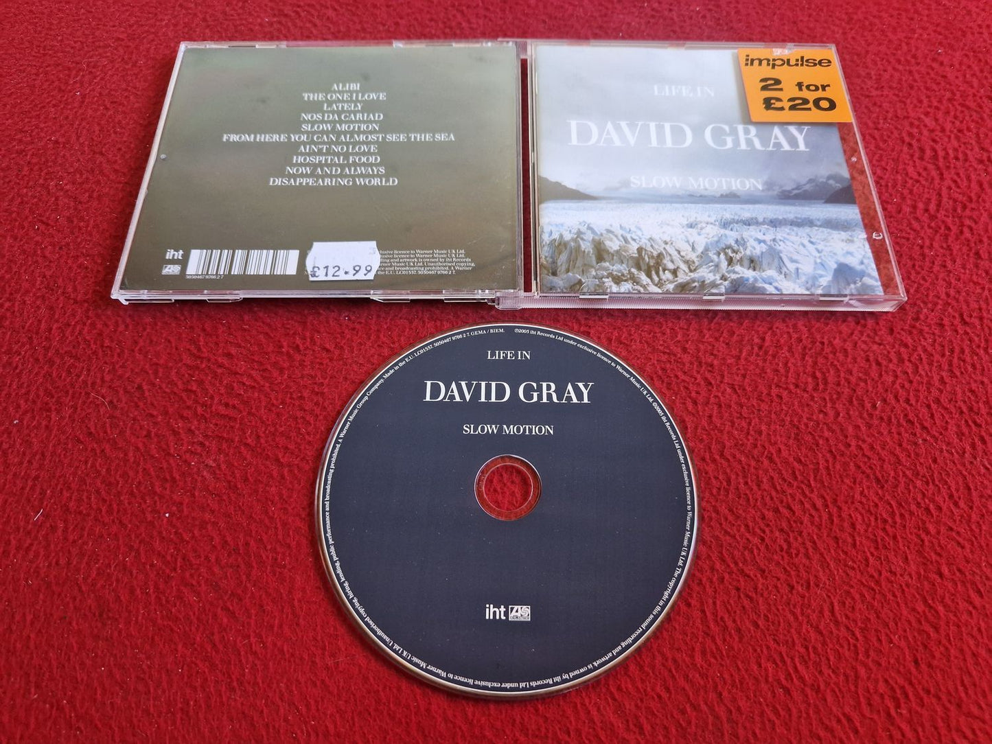 DAVID GRAY LIFE IN SLOW MOTION CD