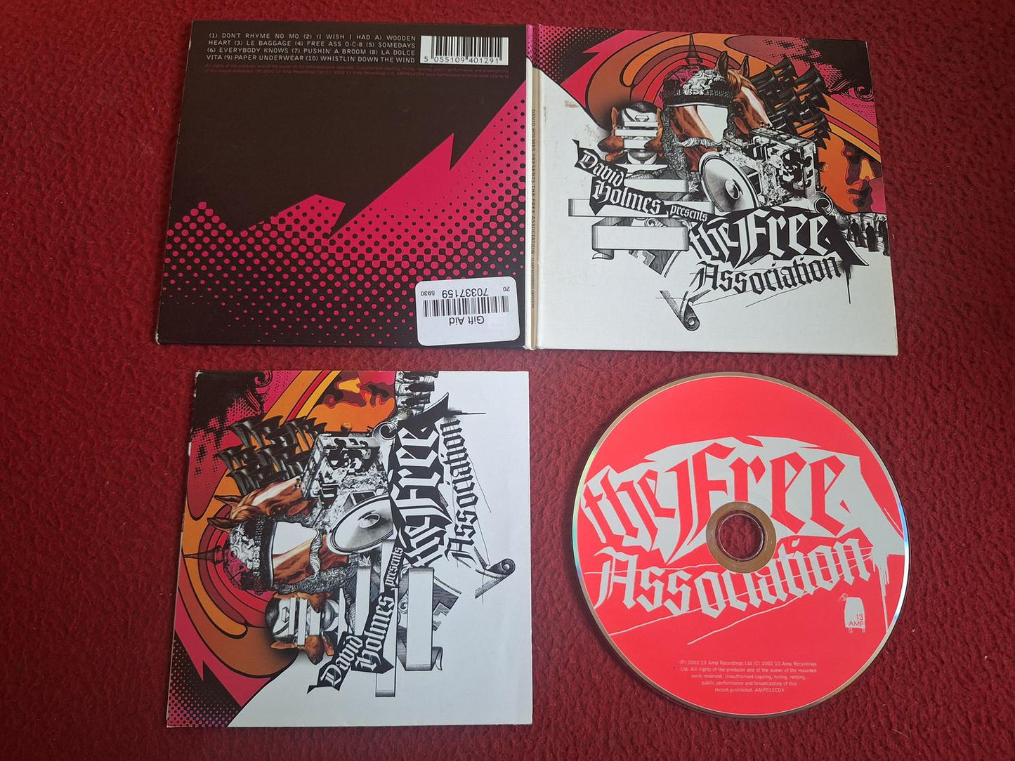 DAVID HOLMES PRESENTS THE FREE ASSOCIATION CD