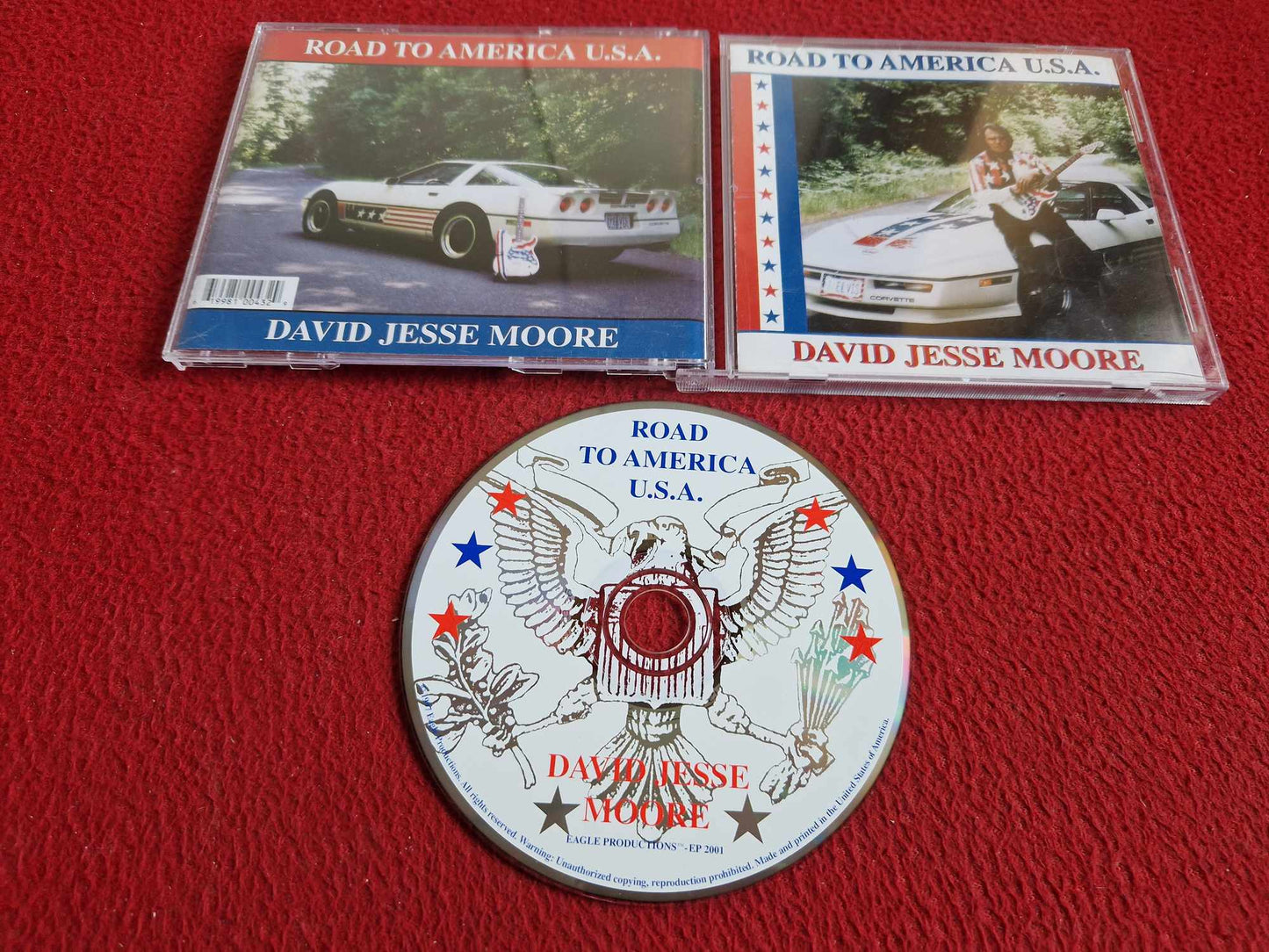DAVID JESSE MOORE ROAD TO AMERICA U.S.A. CD