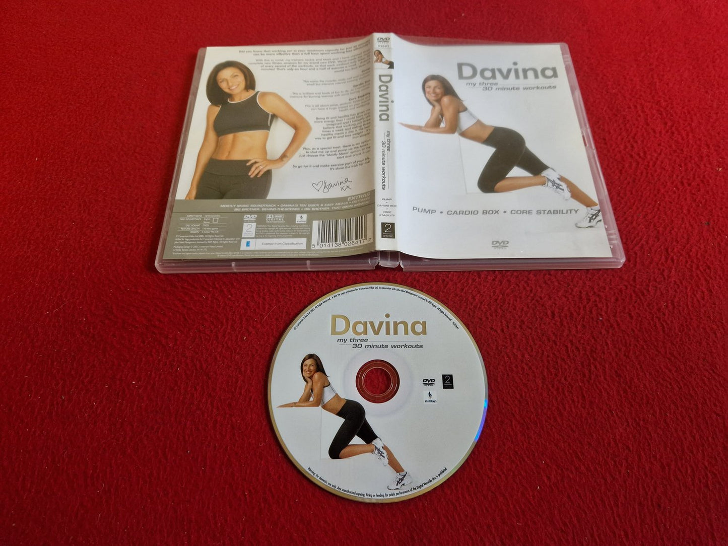 DAVINA MY THREE 30 MINUTE WORKOUTS DVD