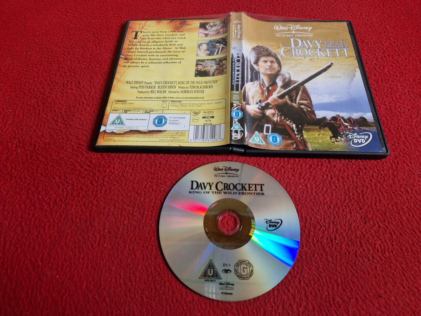 DAVY CROCKET DVD